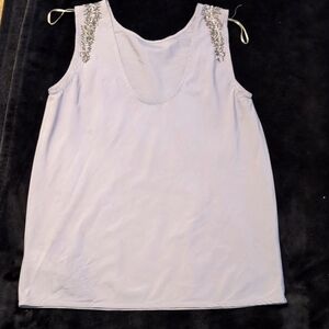 KIIND OF Elegant Lavender Sleeveless Top